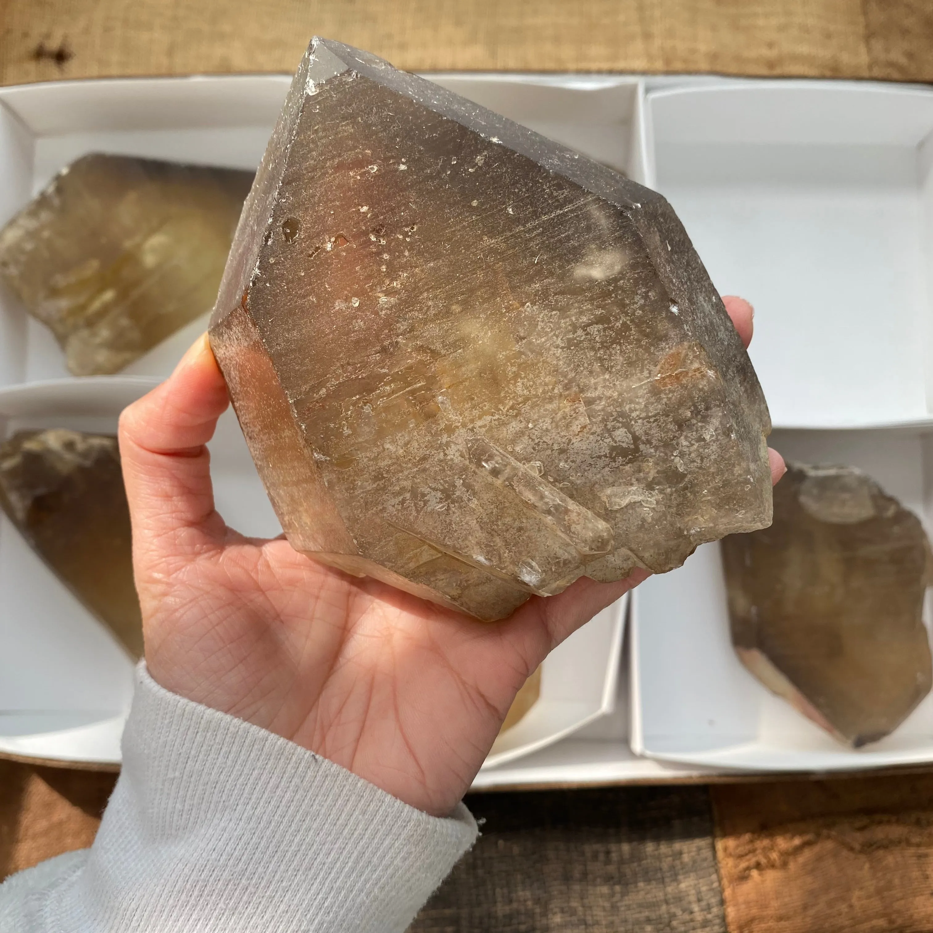 6 Pieces of Natural Zambian Citrine, Wholesale Flat