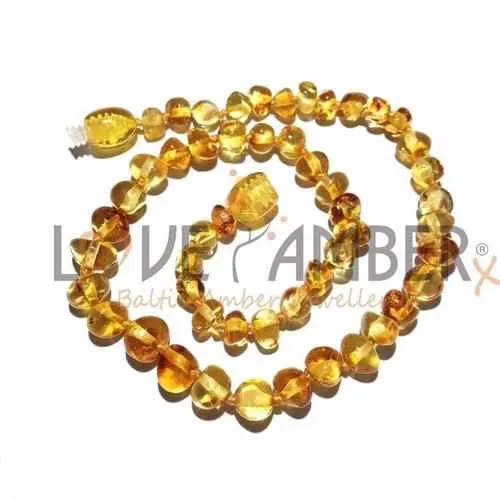 Adult Honeypot Polished Honey Baltic Amber Necklace
