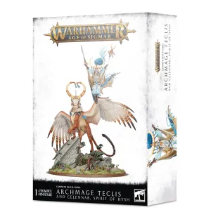 Archmage Teclis and Celennar, Spirit of Hysh - Lumineth Realm-lords (Age of Sigmar)