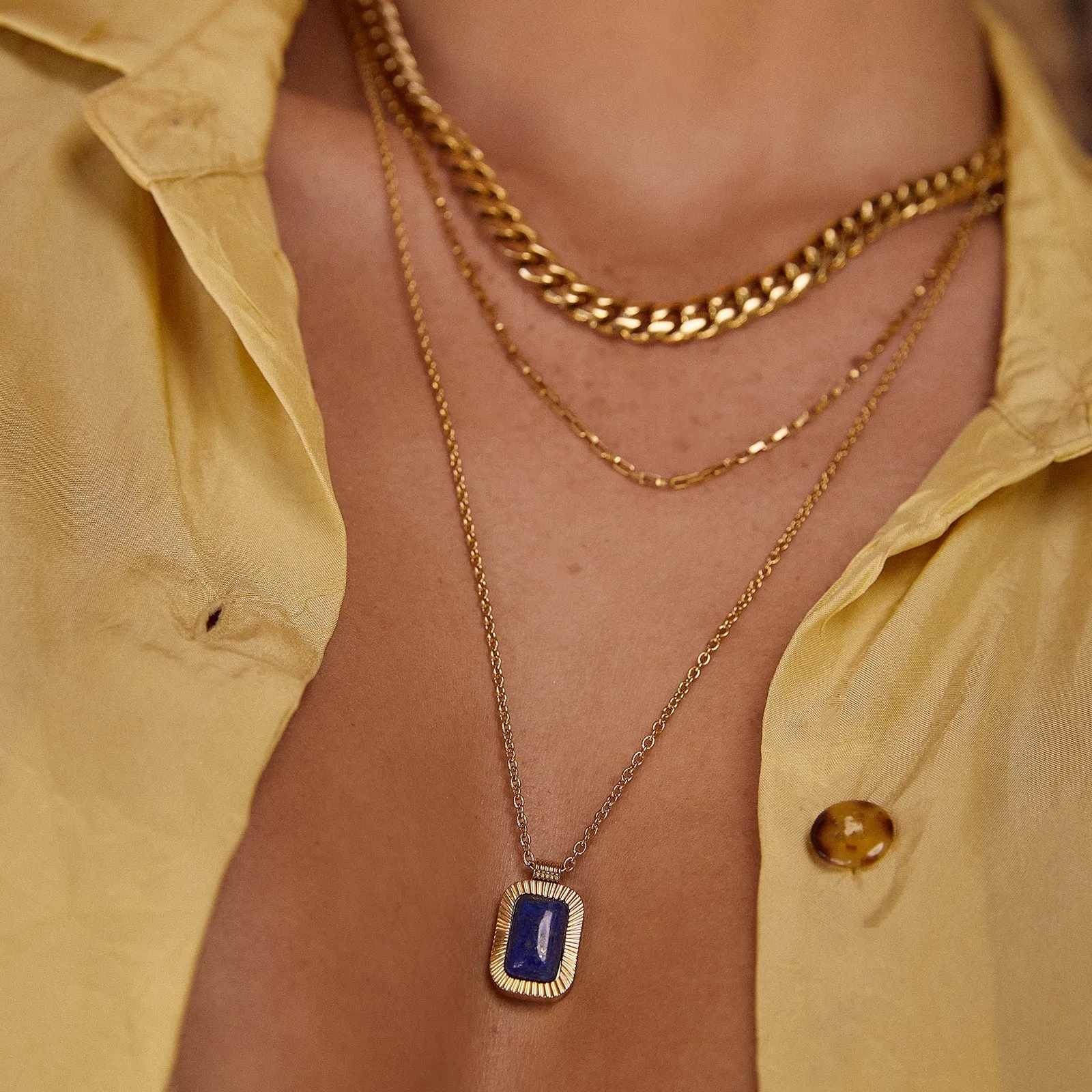 ARMS OF EVE TEO NECKLACE: LAPIS