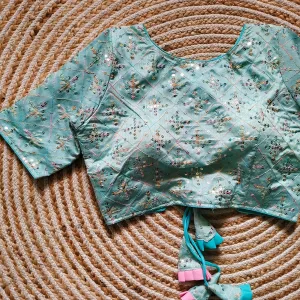 Beautiful Sequence Fancy Blouse