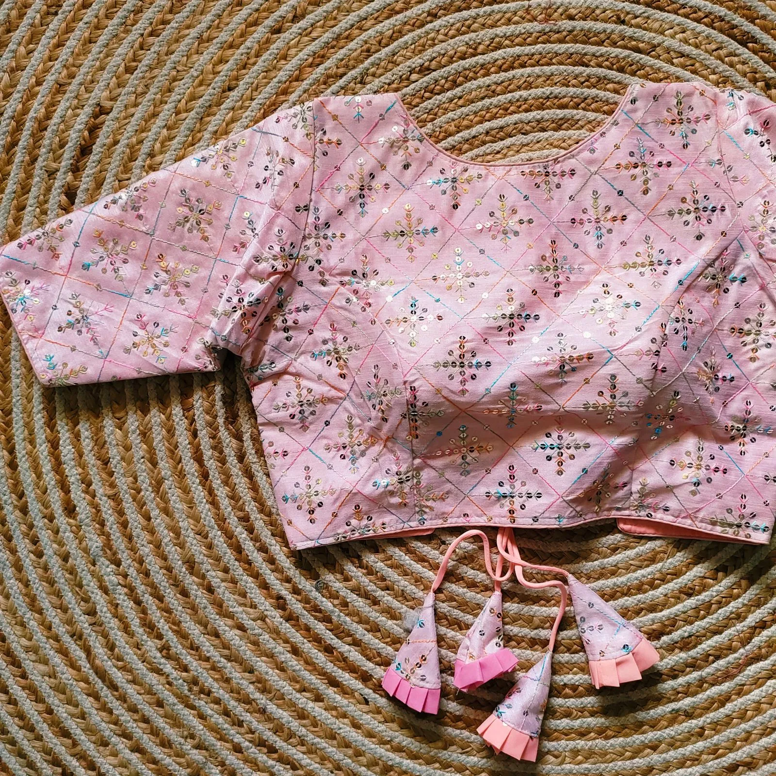 Beautiful Sequence Fancy Blouse