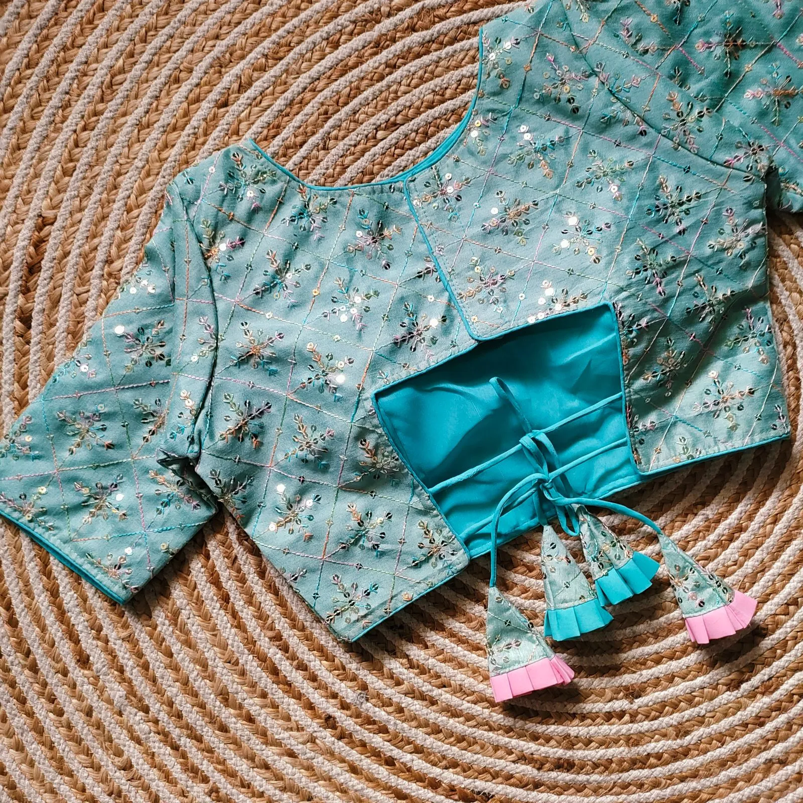Beautiful Sequence Fancy Blouse