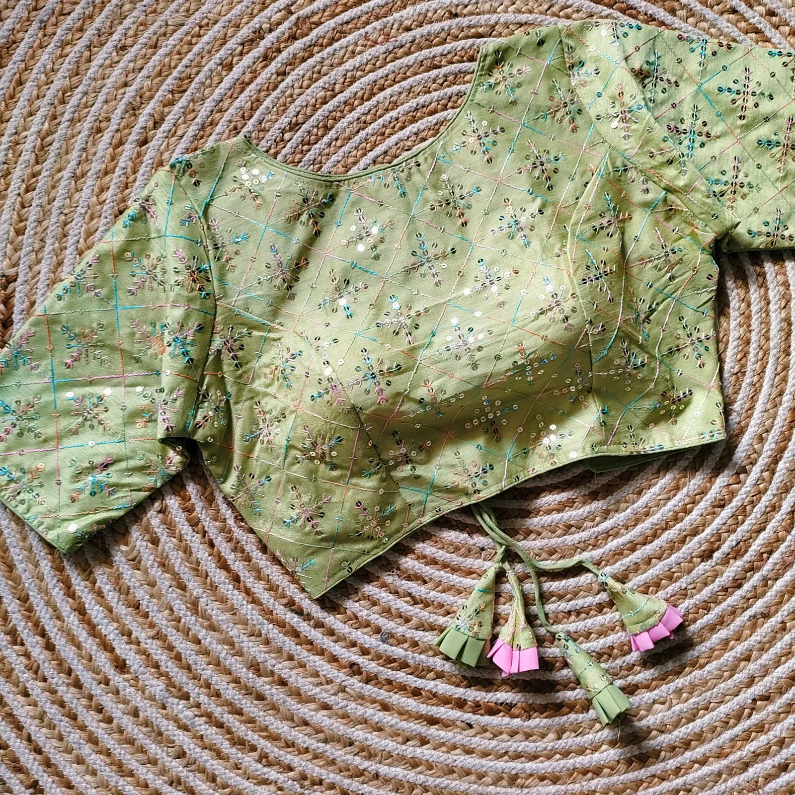 Beautiful Sequence Fancy Blouse