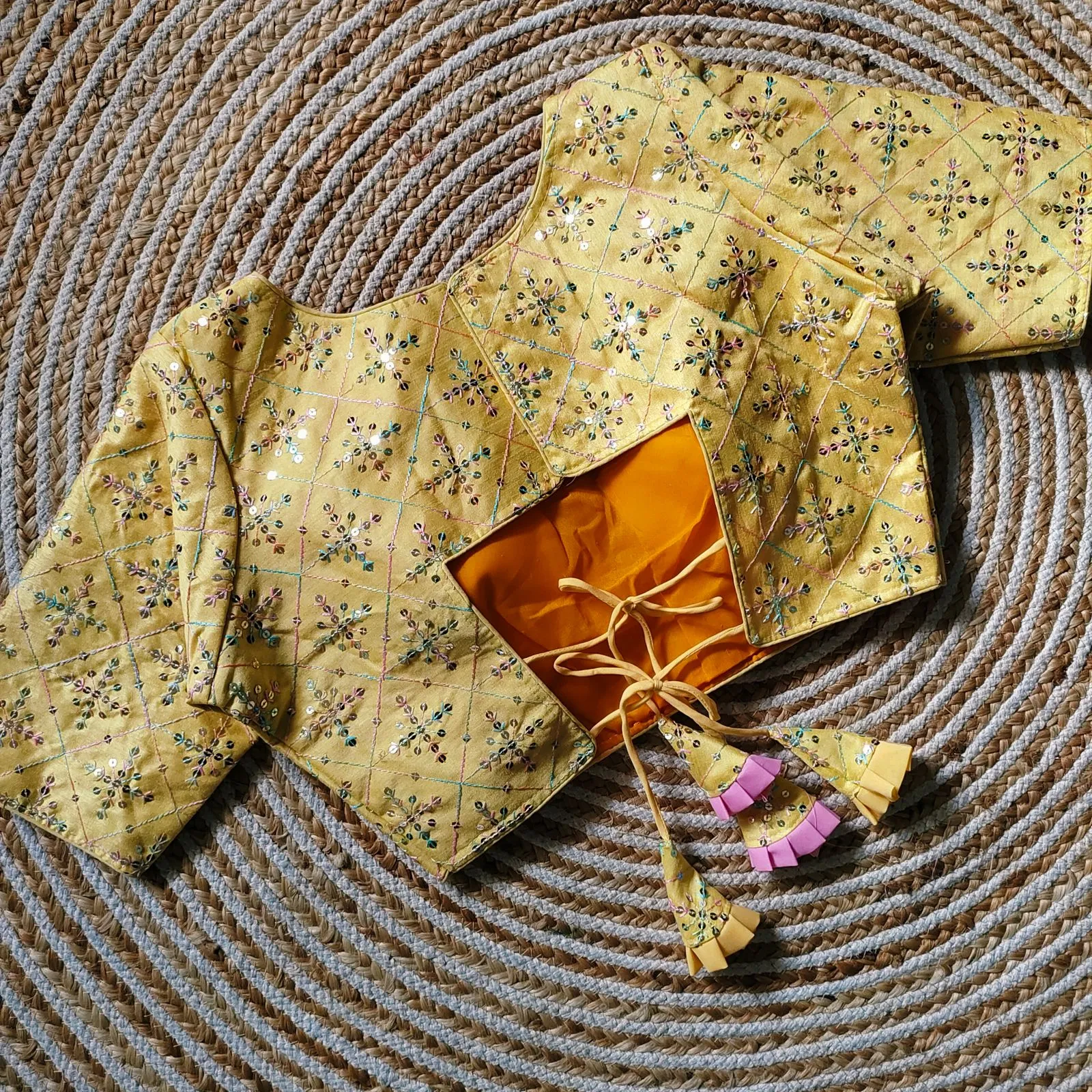 Beautiful Sequence Fancy Blouse