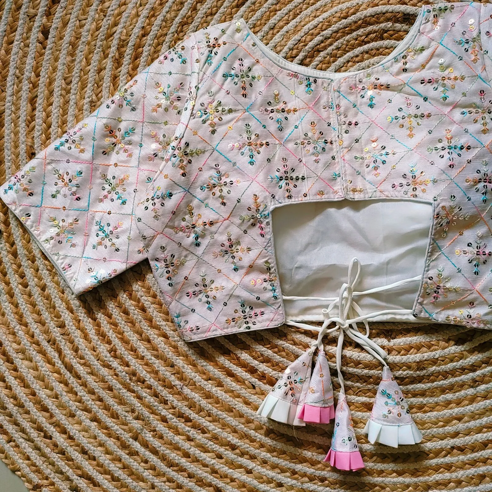 Beautiful Sequence Fancy Blouse
