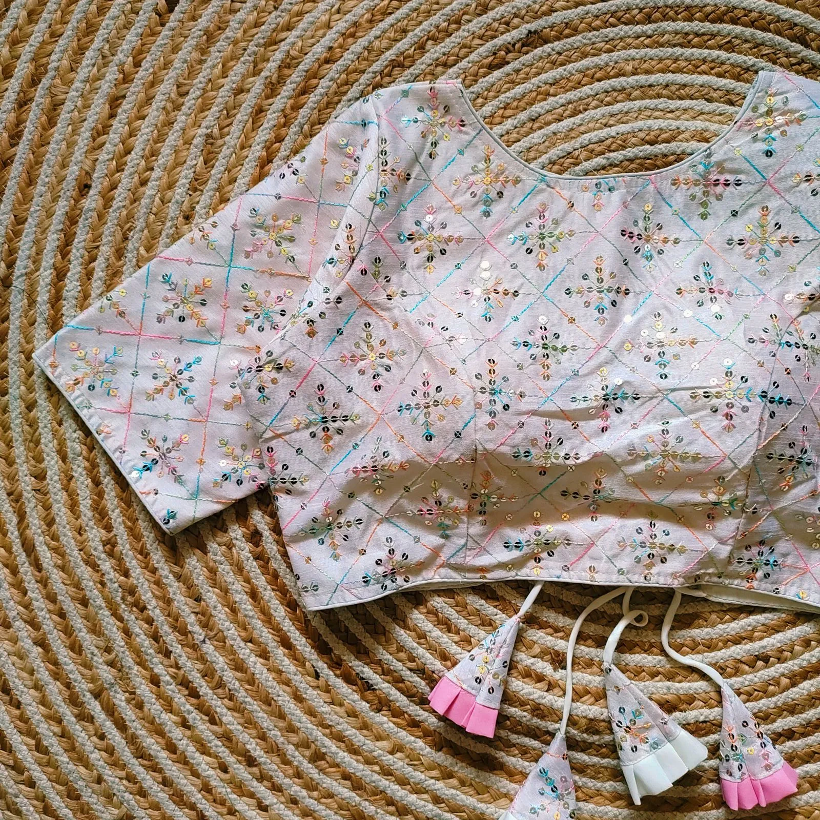 Beautiful Sequence Fancy Blouse
