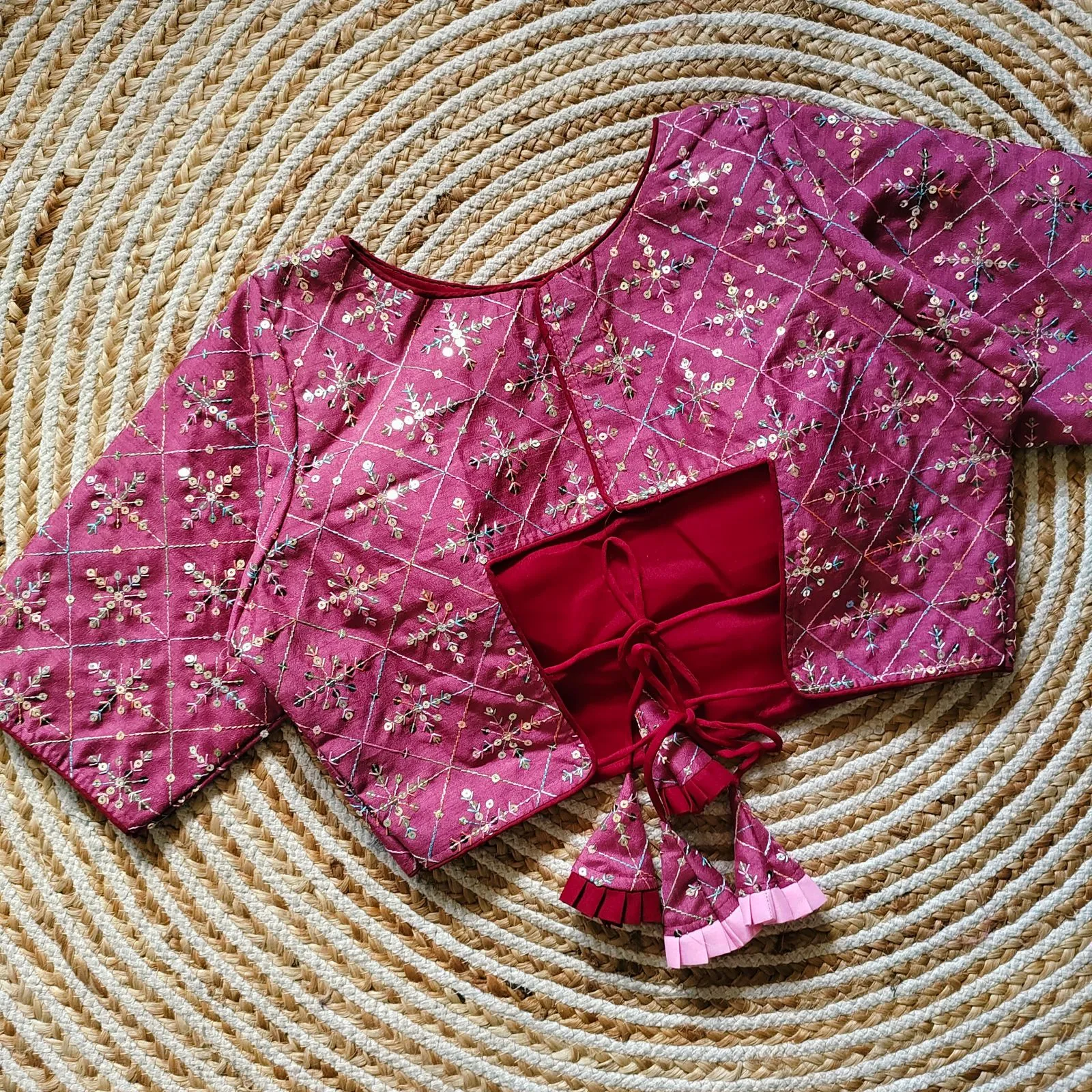Beautiful Sequence Fancy Blouse