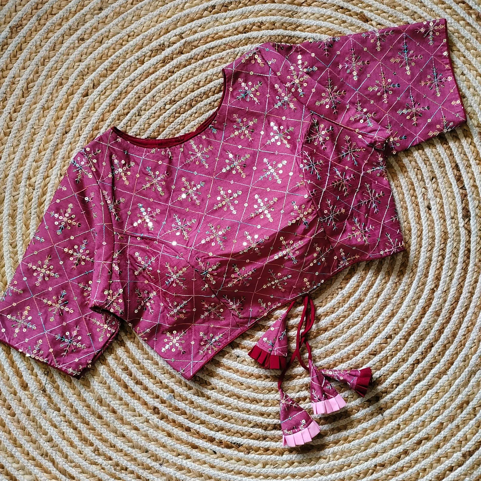 Beautiful Sequence Fancy Blouse