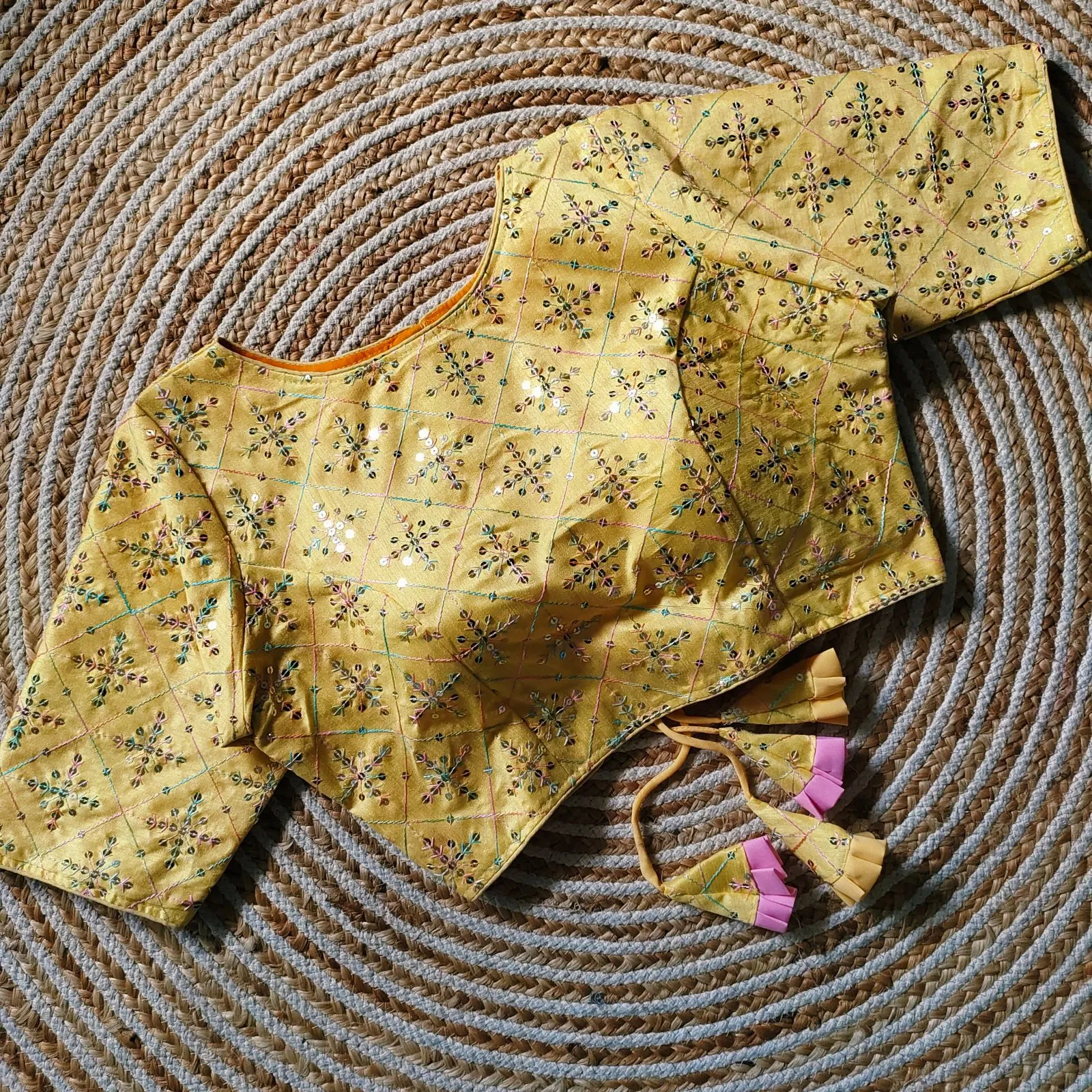 Beautiful Sequence Fancy Blouse