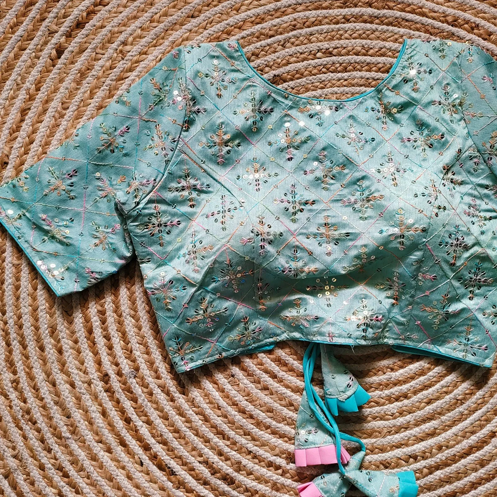 Beautiful Sequence Fancy Blouse