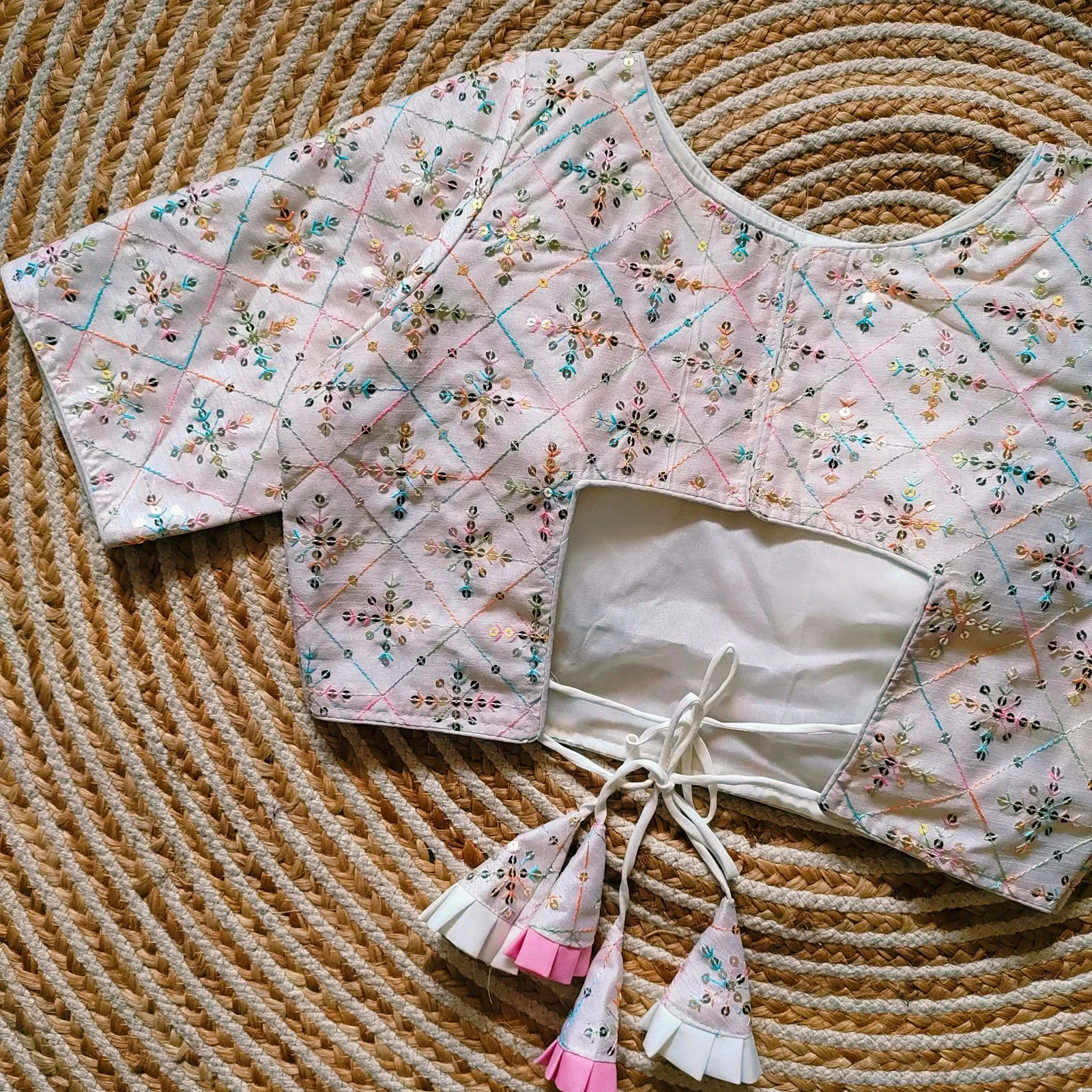 Beautiful Sequence Fancy Blouse