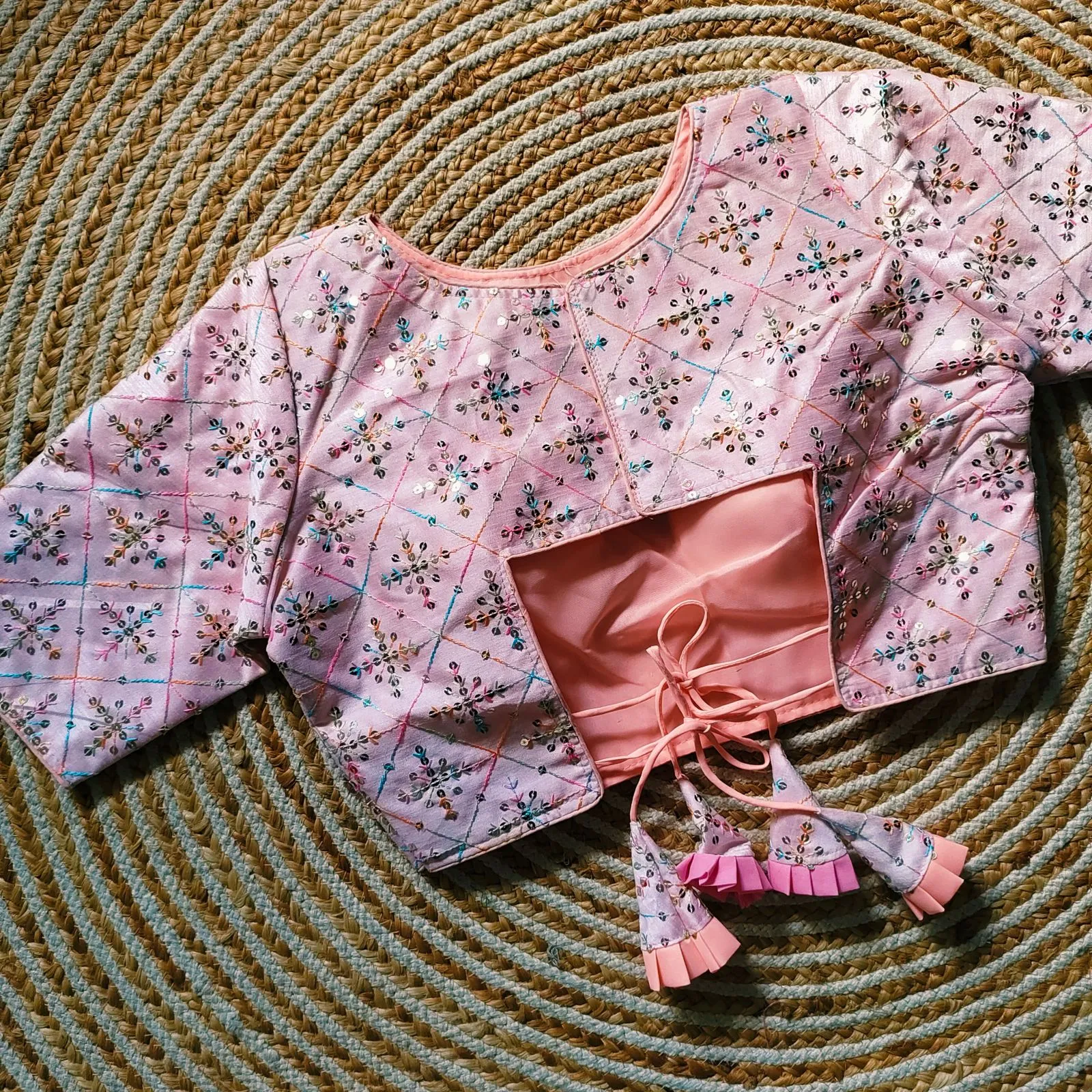 Beautiful Sequence Fancy Blouse