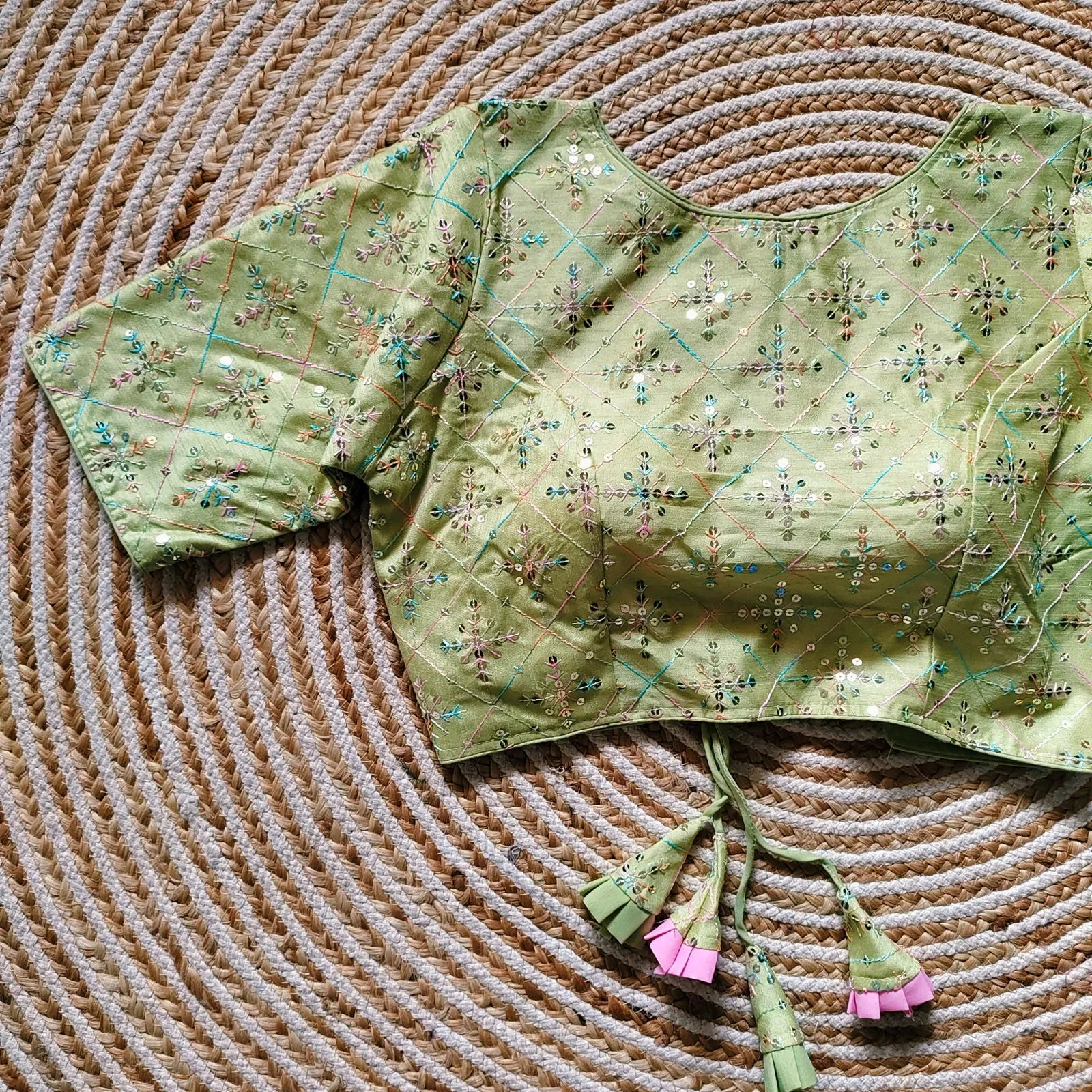 Beautiful Sequence Fancy Blouse