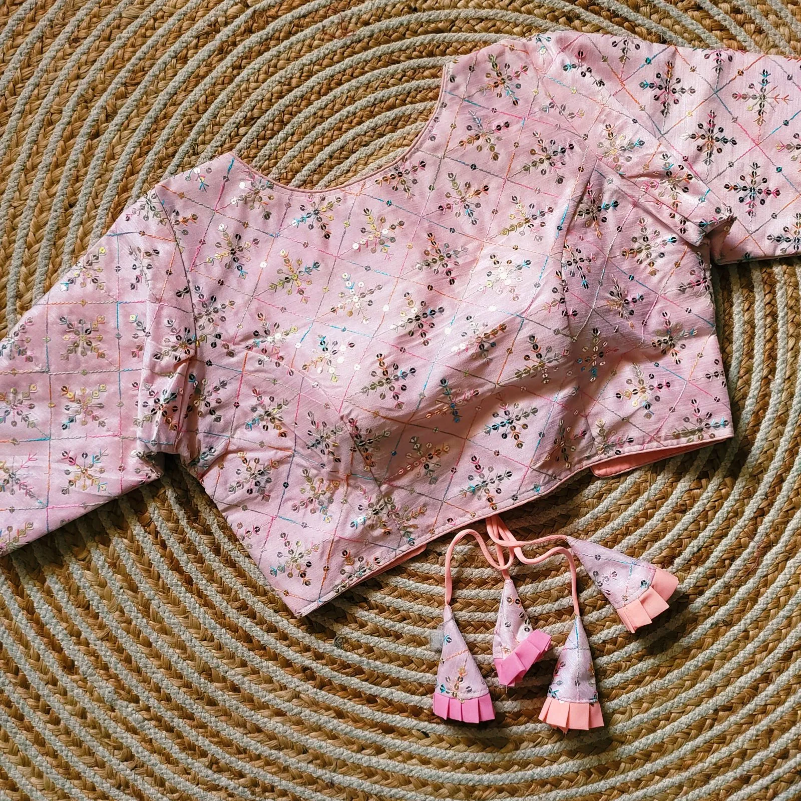 Beautiful Sequence Fancy Blouse