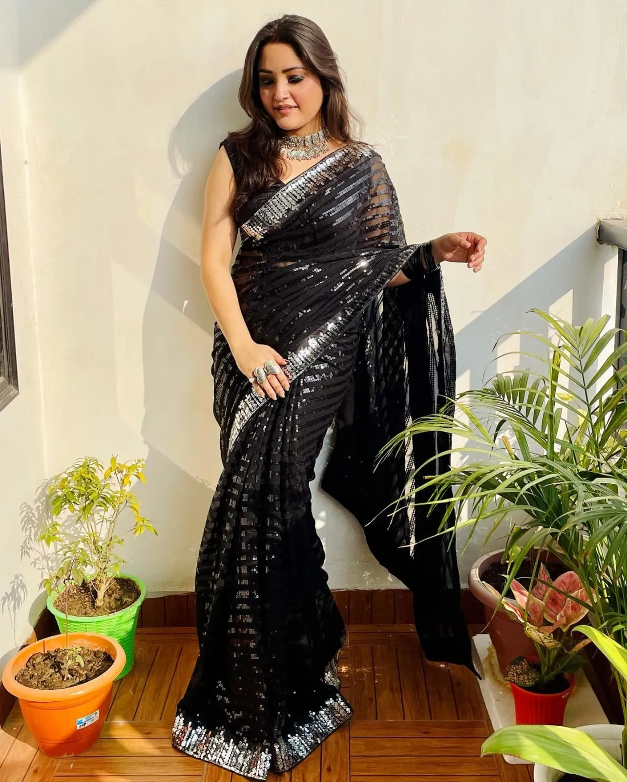 Beautiful Sequence Saree Collection