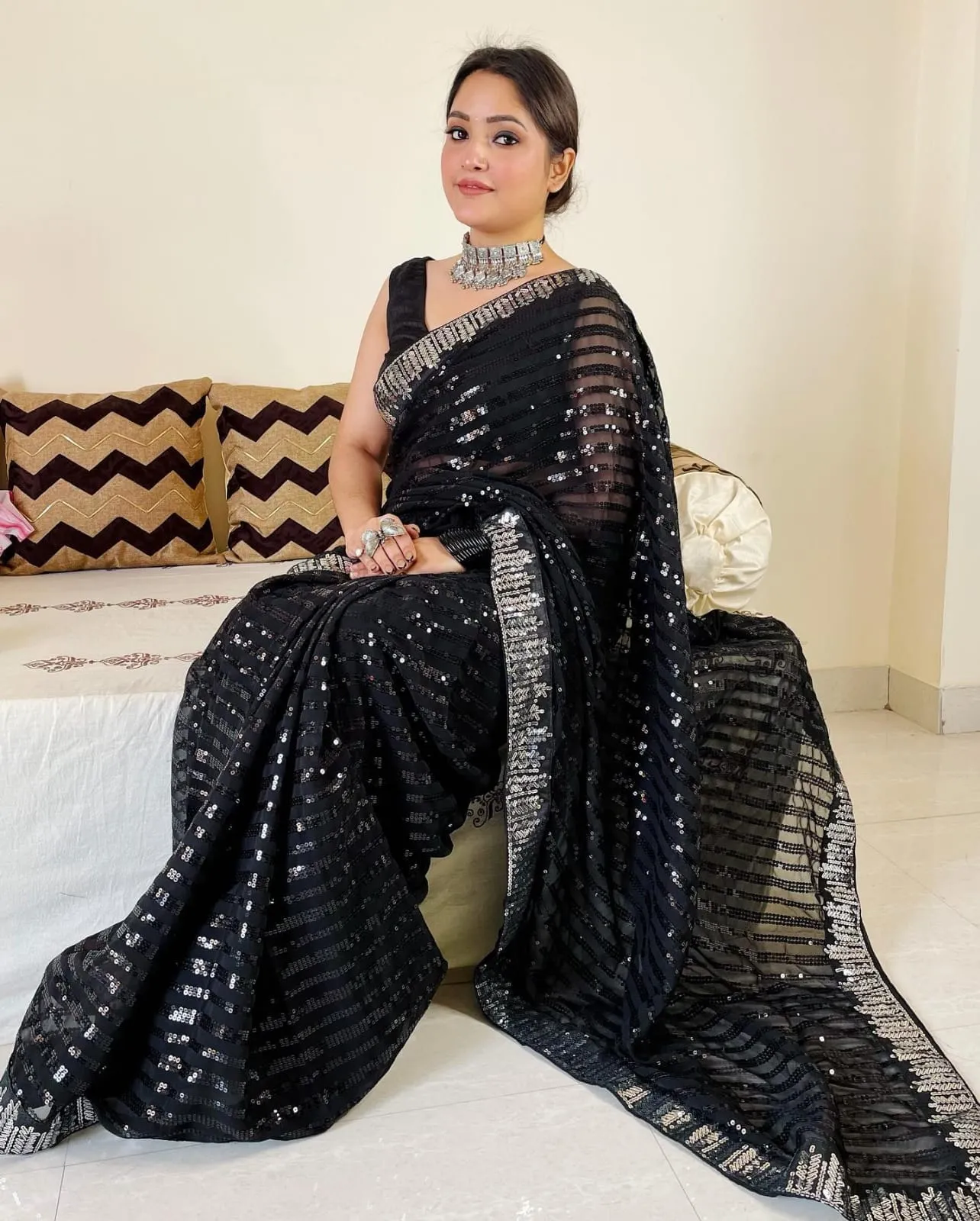 Beautiful Sequence Saree Collection