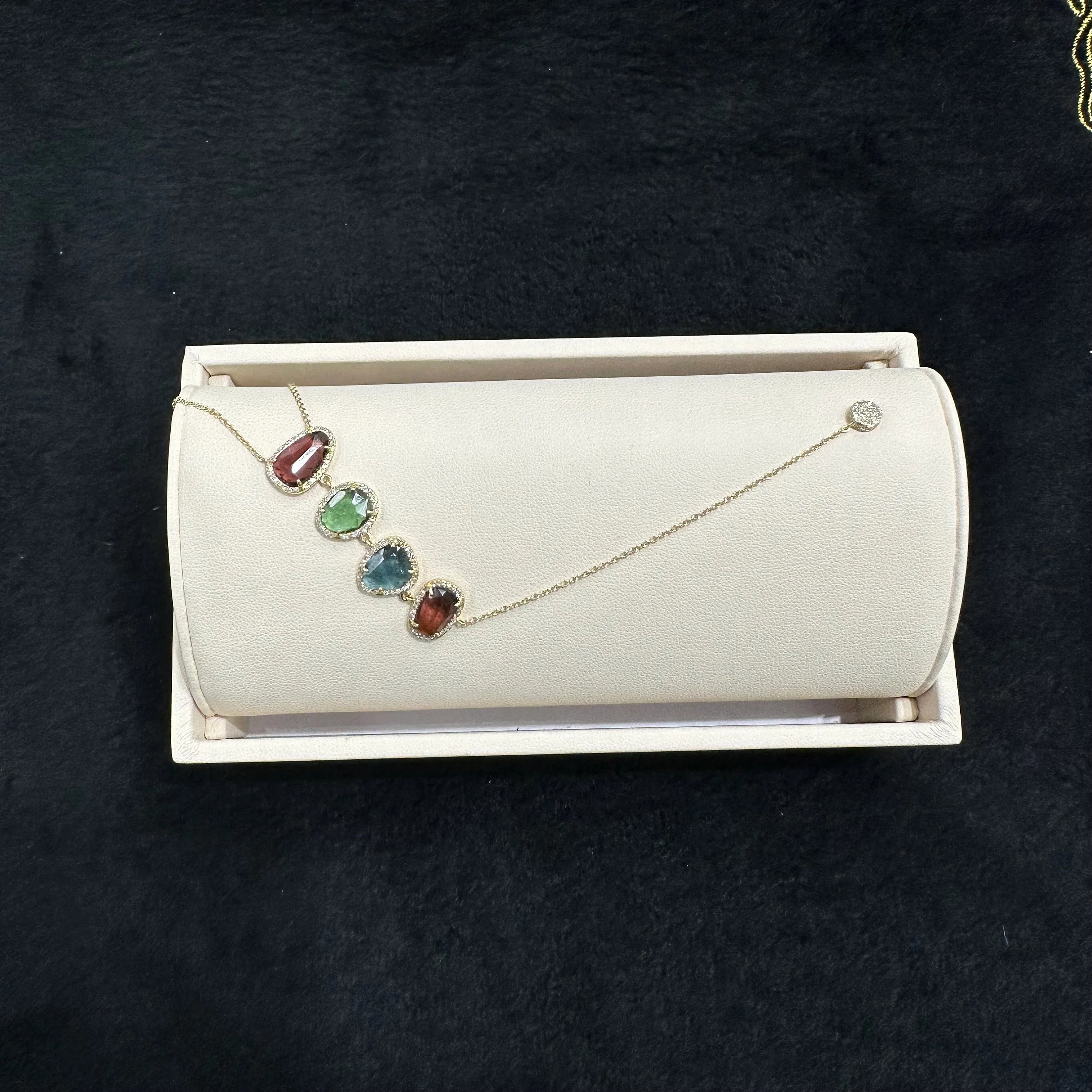 Diamond Tourmaline Necklace