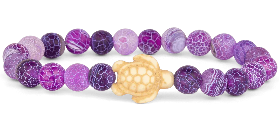 Fahlo Odyssey Dolphin Tracking Bracelet (Coral Reef Violet)