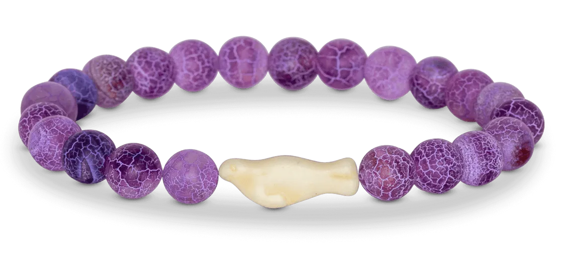 Fahlo The Glide Bracelet - Coral Reef Violet
