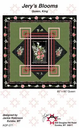 Jery's Blooms, Jackie Robinson, Animas Quilts