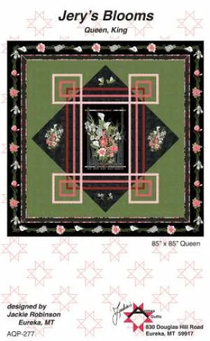 Jery's Blooms, Jackie Robinson, Animas Quilts
