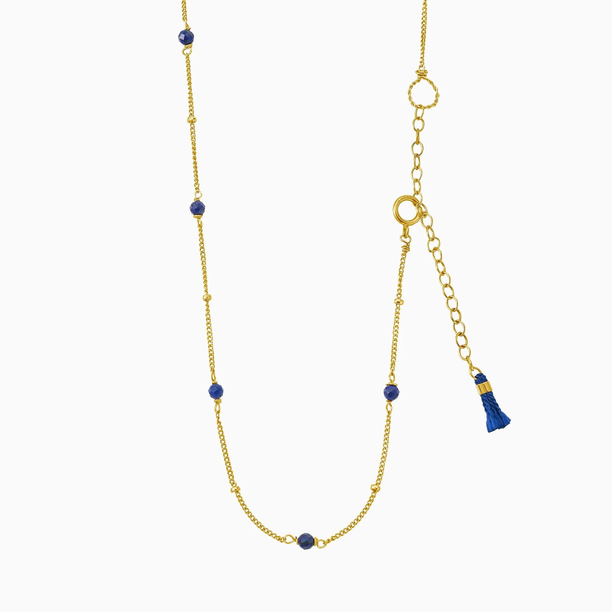 LAPIS LAZULI SATELLITE NECKLACE