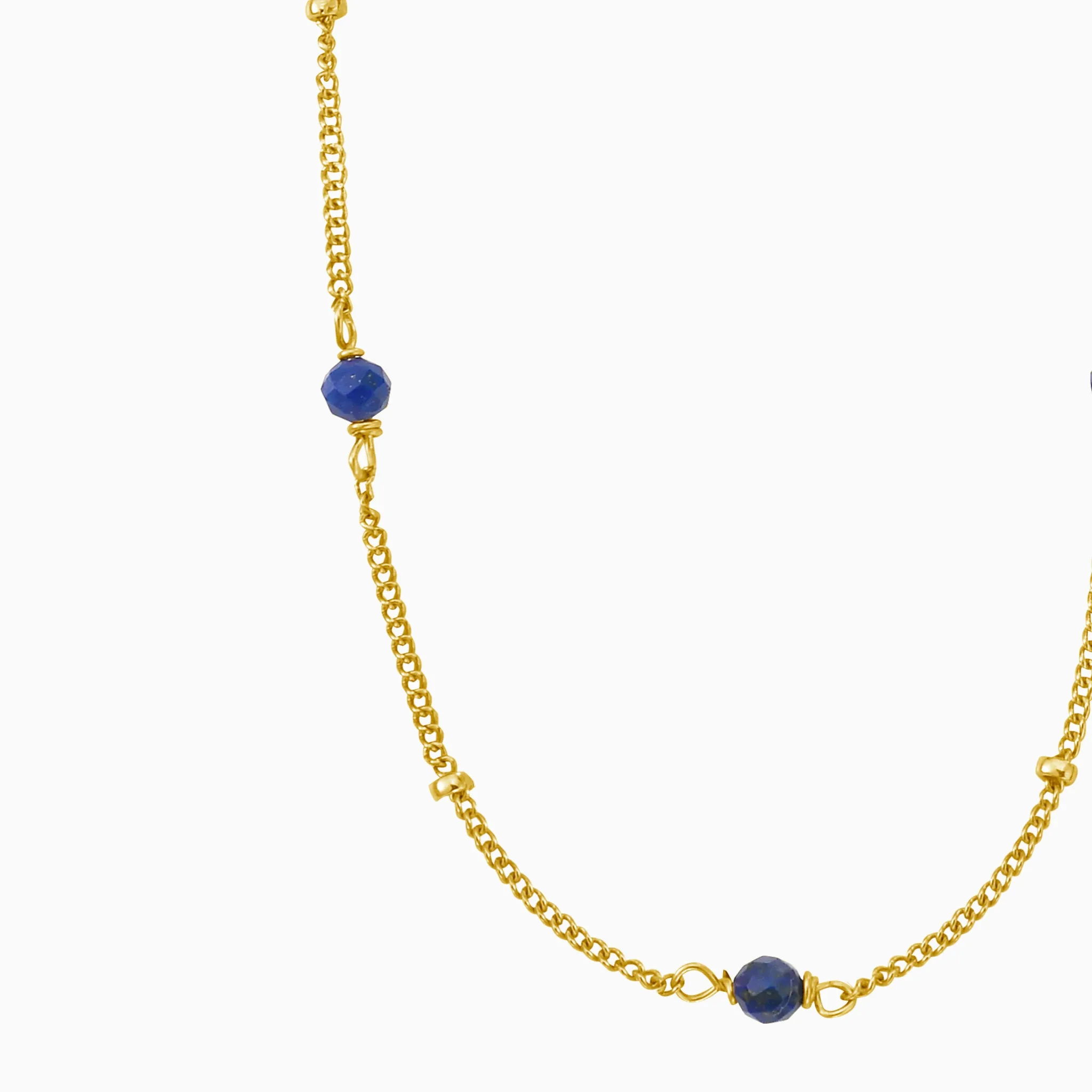 LAPIS LAZULI SATELLITE NECKLACE