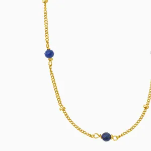 LAPIS LAZULI SATELLITE NECKLACE