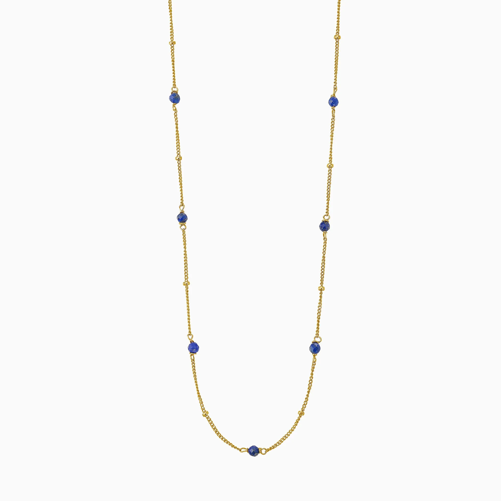 LAPIS LAZULI SATELLITE NECKLACE