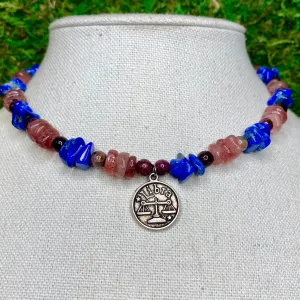 Libra Zodiac Necklace