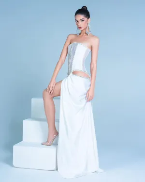 Louisa White Beautiful Weeding  Dress