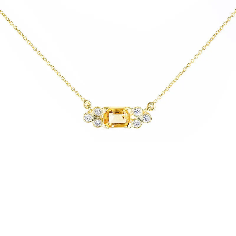 Madison Choker - Citrine