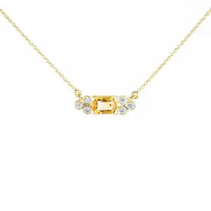 Madison Choker - Citrine