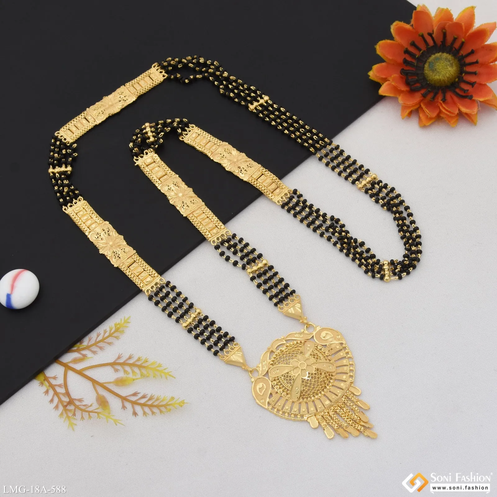 Magnificent Design Gold Plated Mangalsutra for Women - Style A588