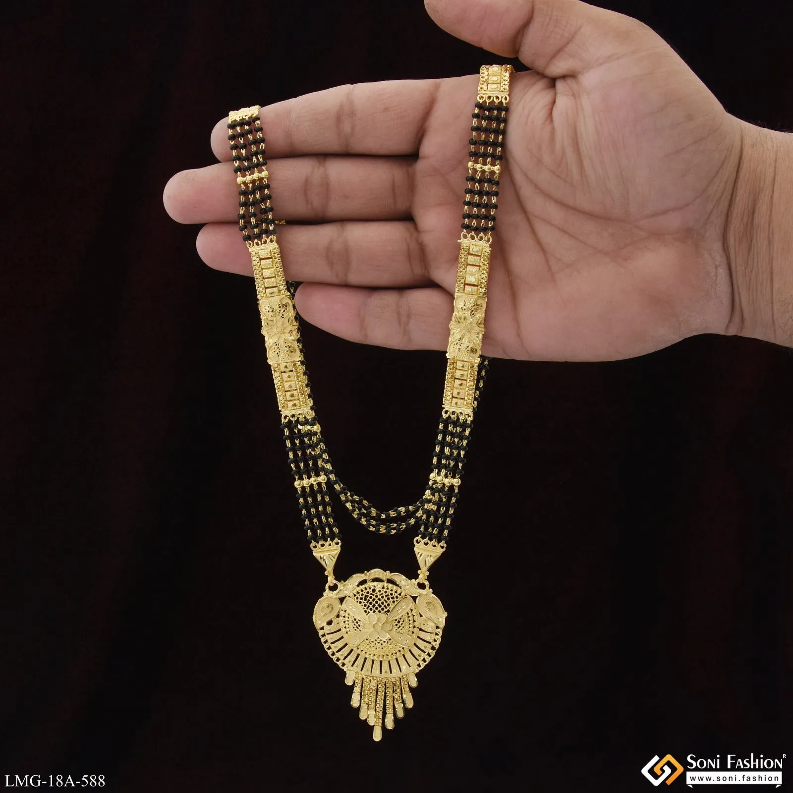 Magnificent Design Gold Plated Mangalsutra for Women - Style A588