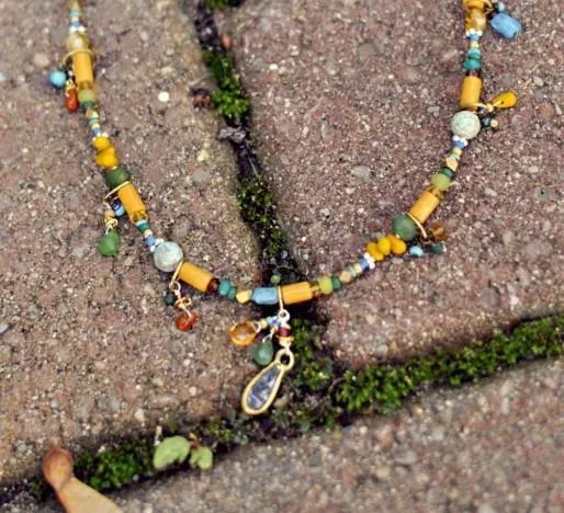 Multi-stone Thai Buddha Necklace