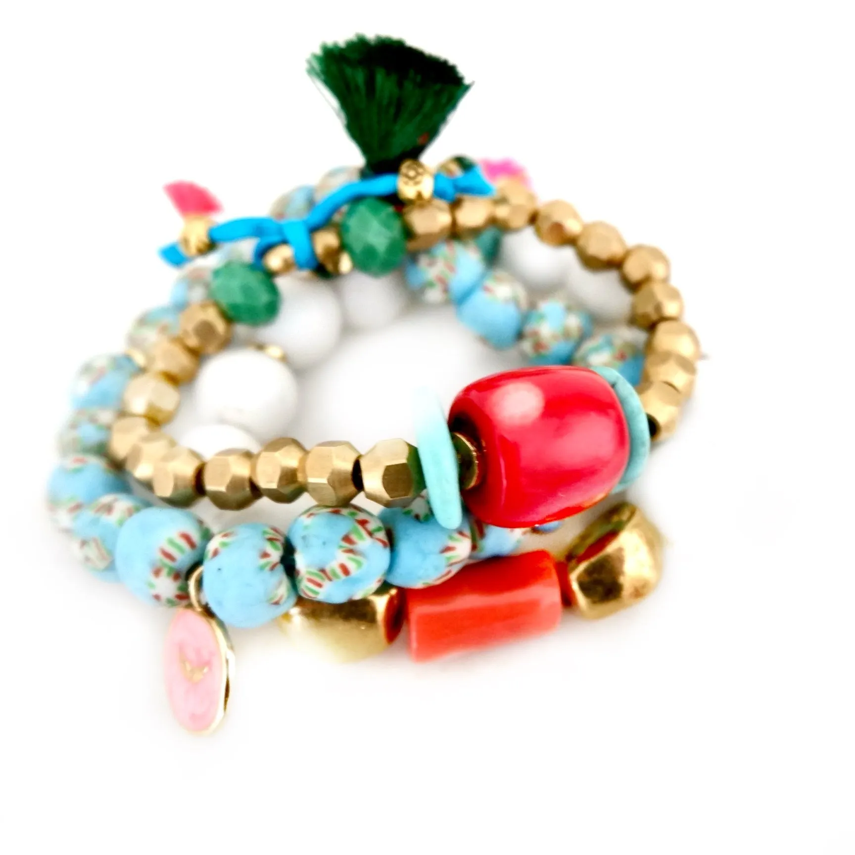 my exotic coral bracelet