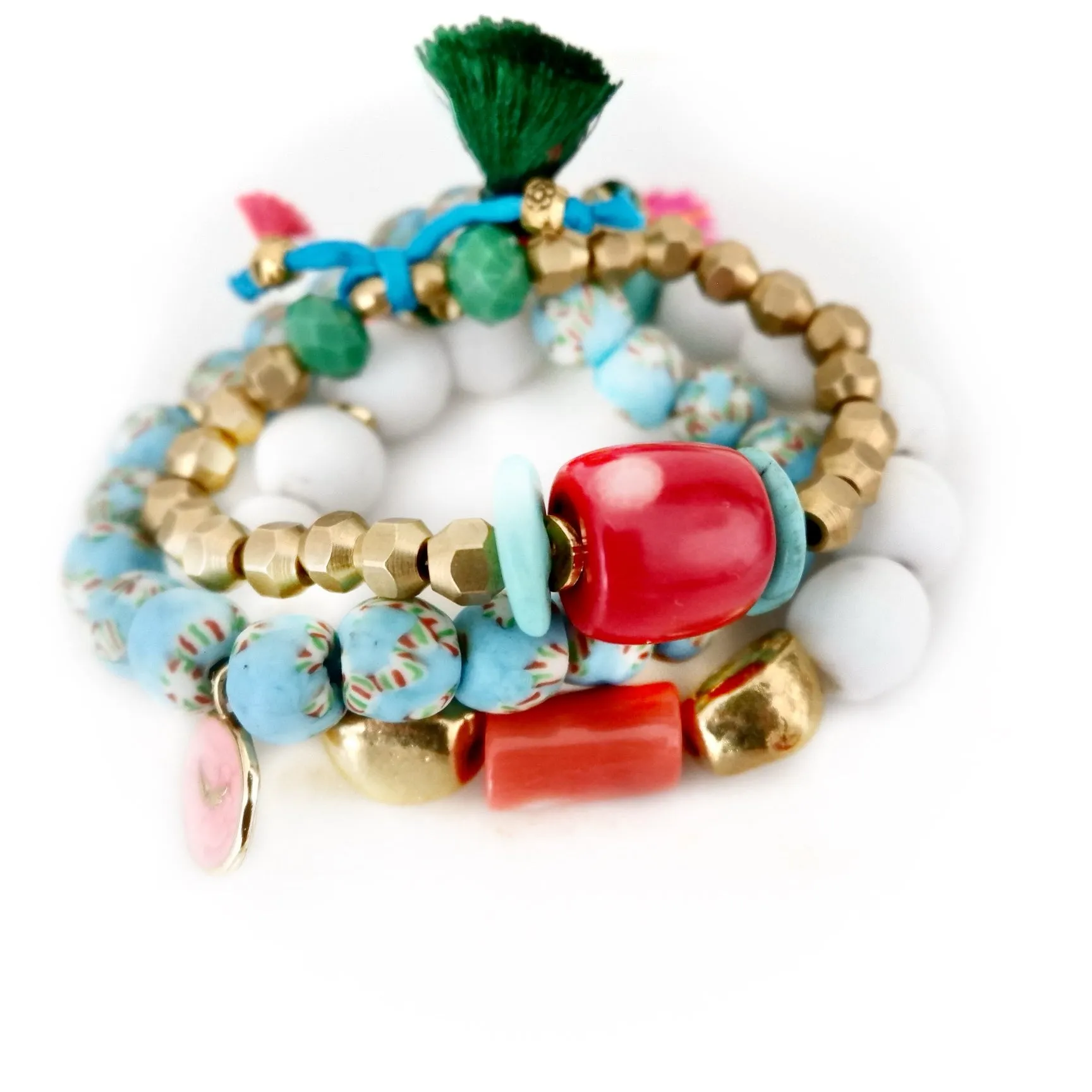 my exotic coral bracelet