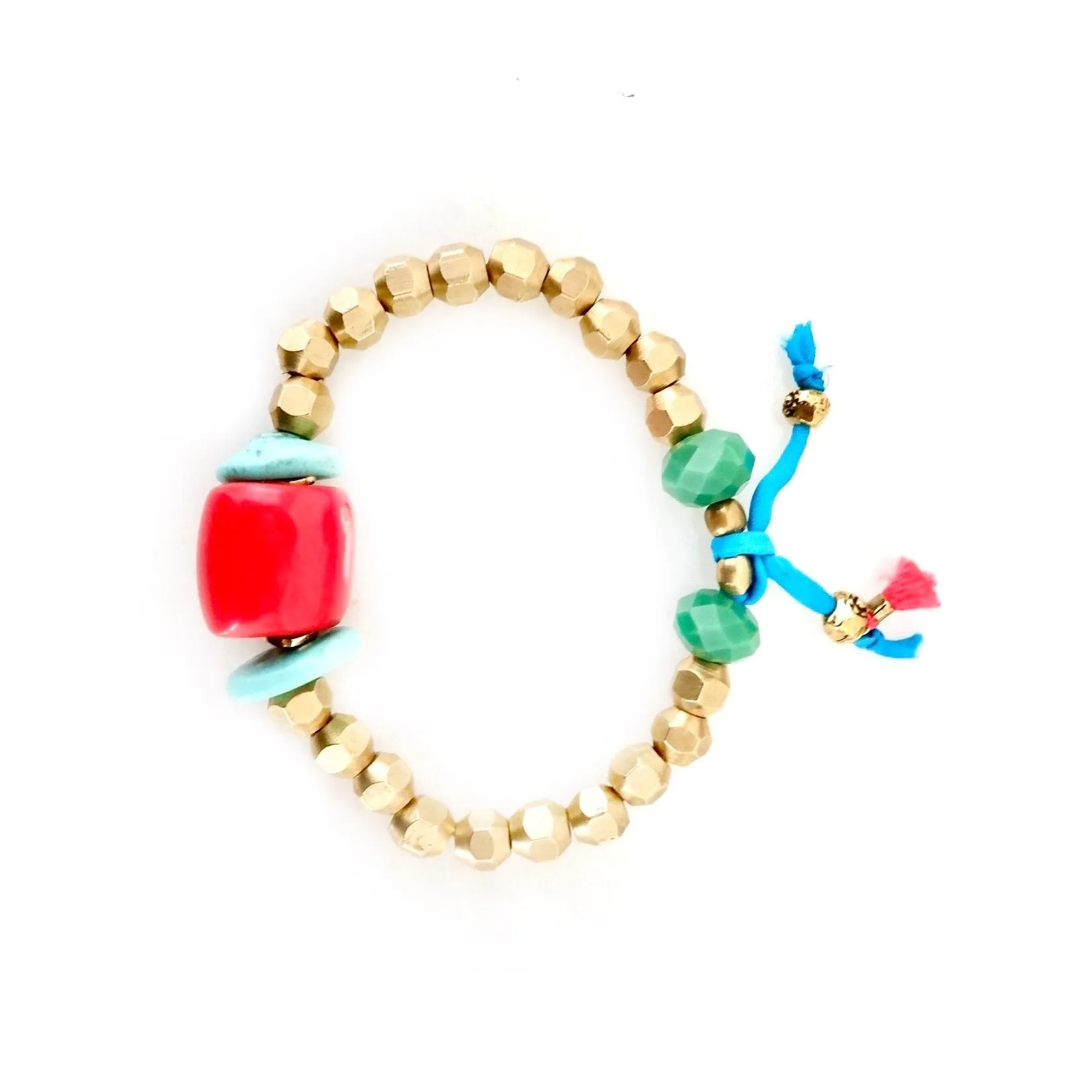 my exotic coral bracelet