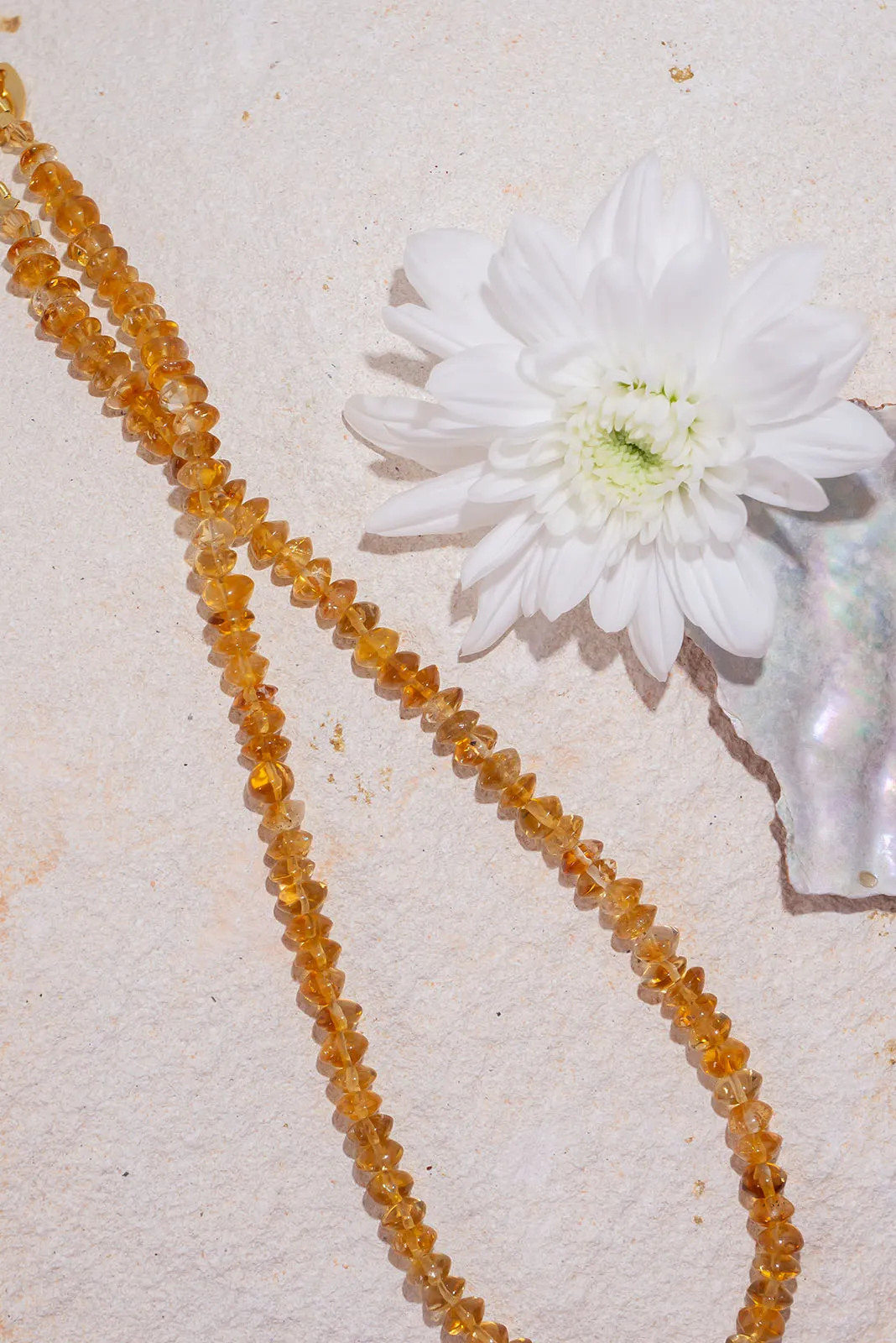 Necklace Gemstone Citrine Sunshine