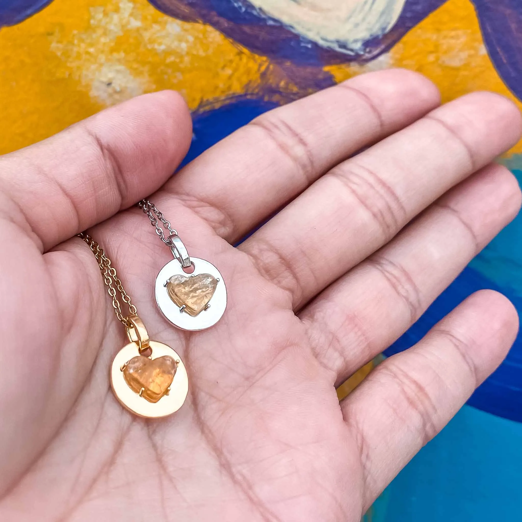NOVEMBER Birthstone Jane Necklace in Citrine