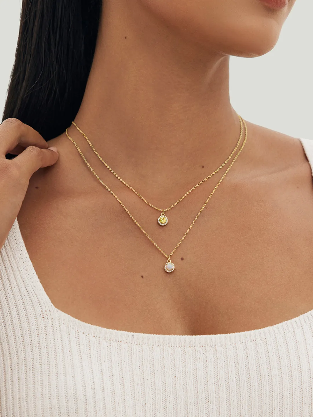 November Birthstone Necklace