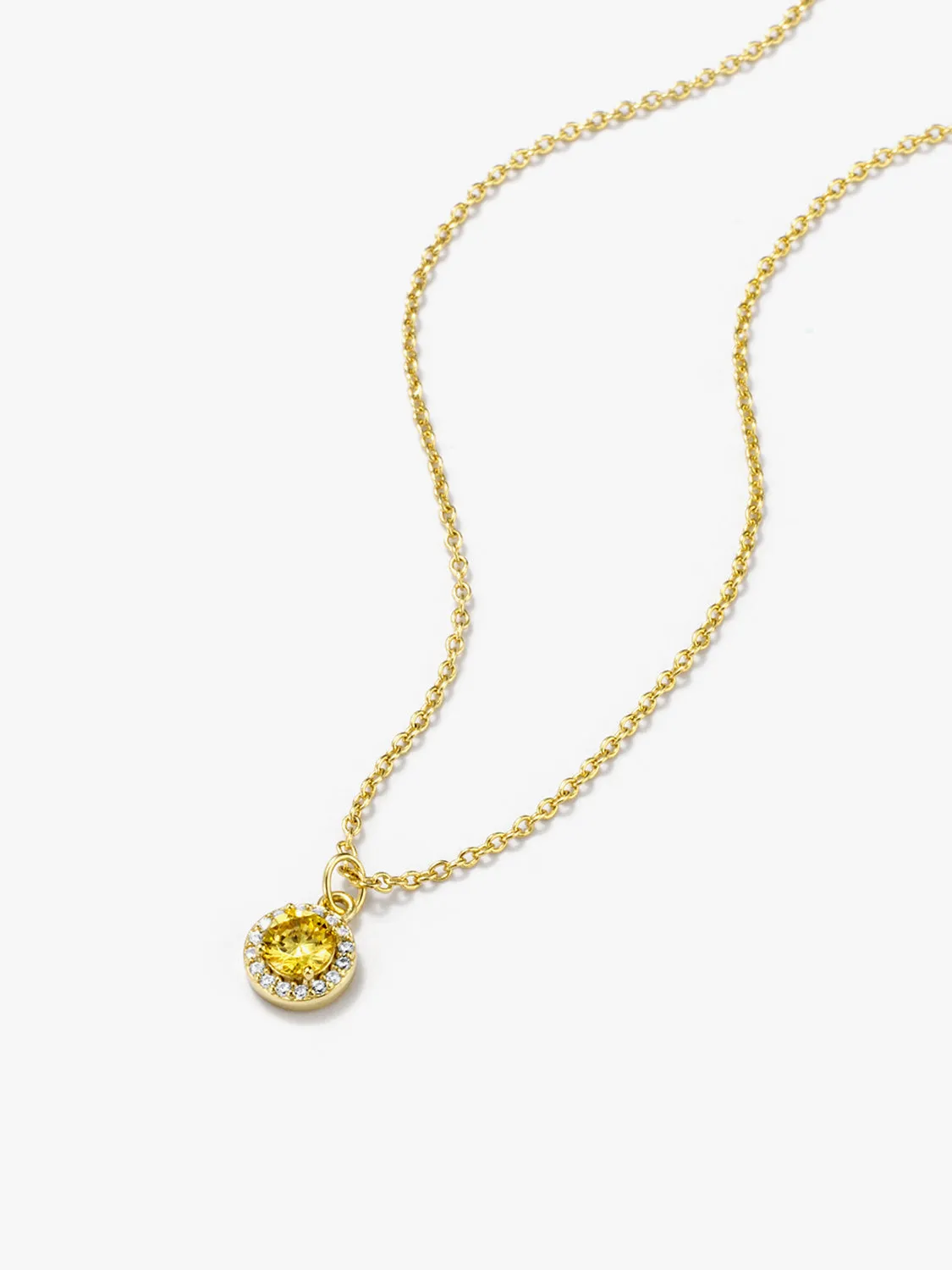 November Birthstone Necklace