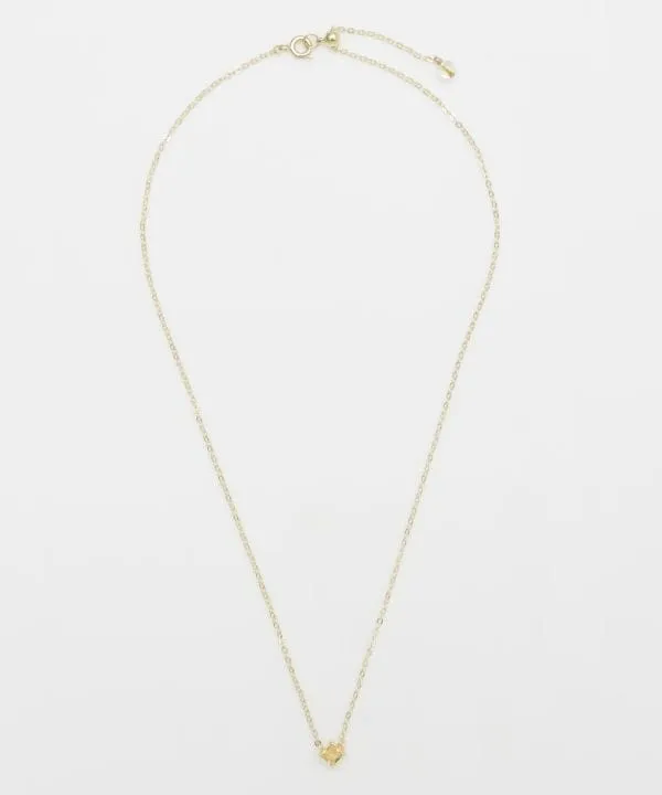 Square Cut Citrine Necklace