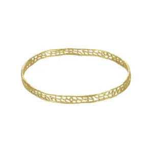 Thin Coral Bangle Bracelet