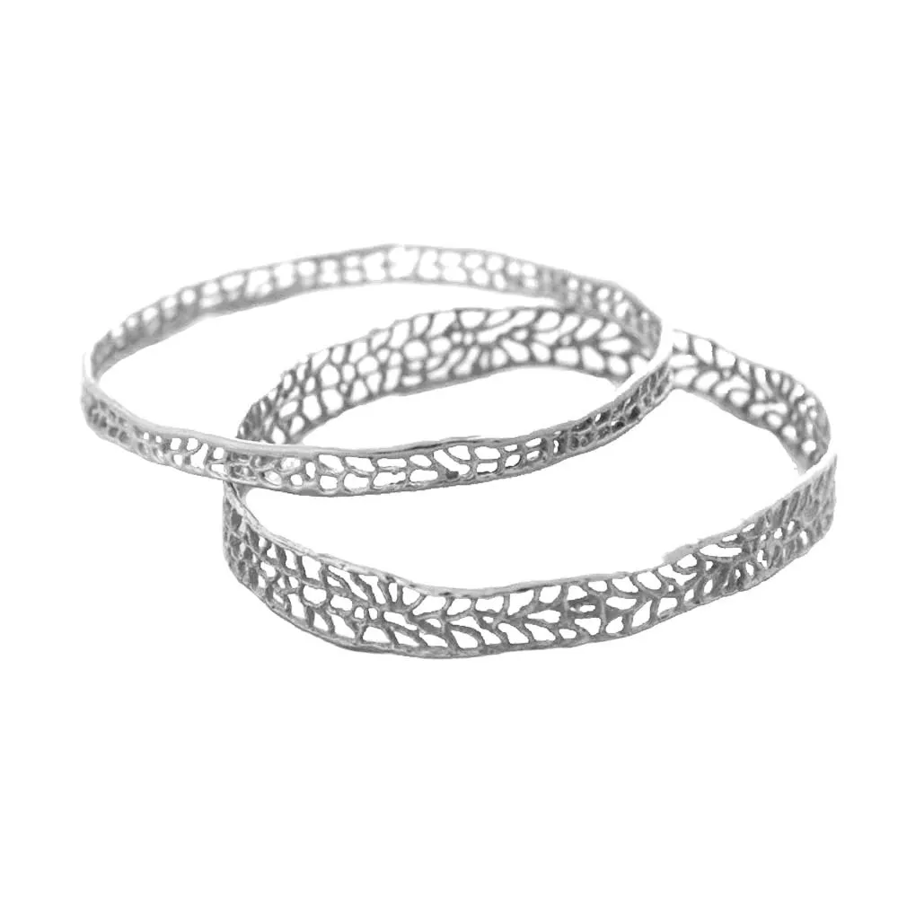 Thin Coral Bangle Bracelet
